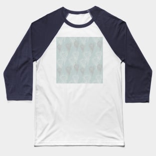 Flower pattern with tropical king proteas Baseball T-Shirt